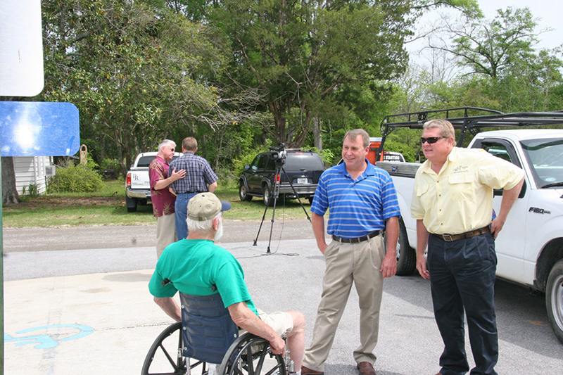 Photo Gallery Wausau, Florida Town Hall Ribbon Cutting and Dedication